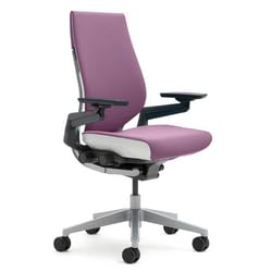 Steelcase Gesture Office Chair - Ergonomic Work Chair with Wheels for Carpet - Comfortable - Intuitive-to-Adjust for Desk - 360-Degree Arms