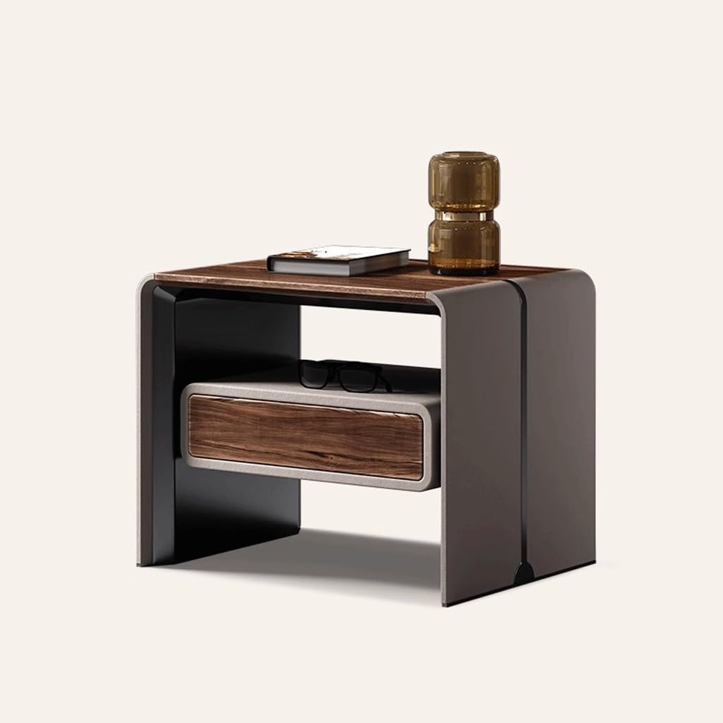 Home Nightstand Bedside Table Modern Light Luxury Bed Side Nightstand