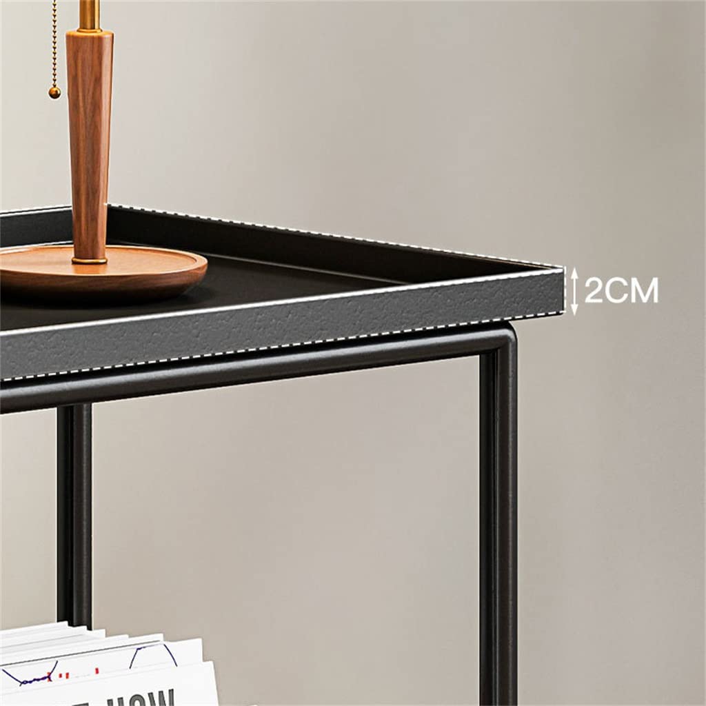 Coffee Table Sofa Side Table Home Small Apartment Living Room Sofa Cabinet Side Cabinet Bedroom (D 50 * 25 * 55cm)