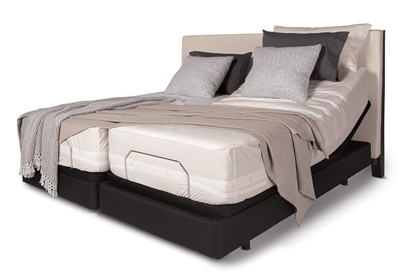 S86 Inmotion Silver Power Base Split Queen Bed Frame,Base 30x80x6