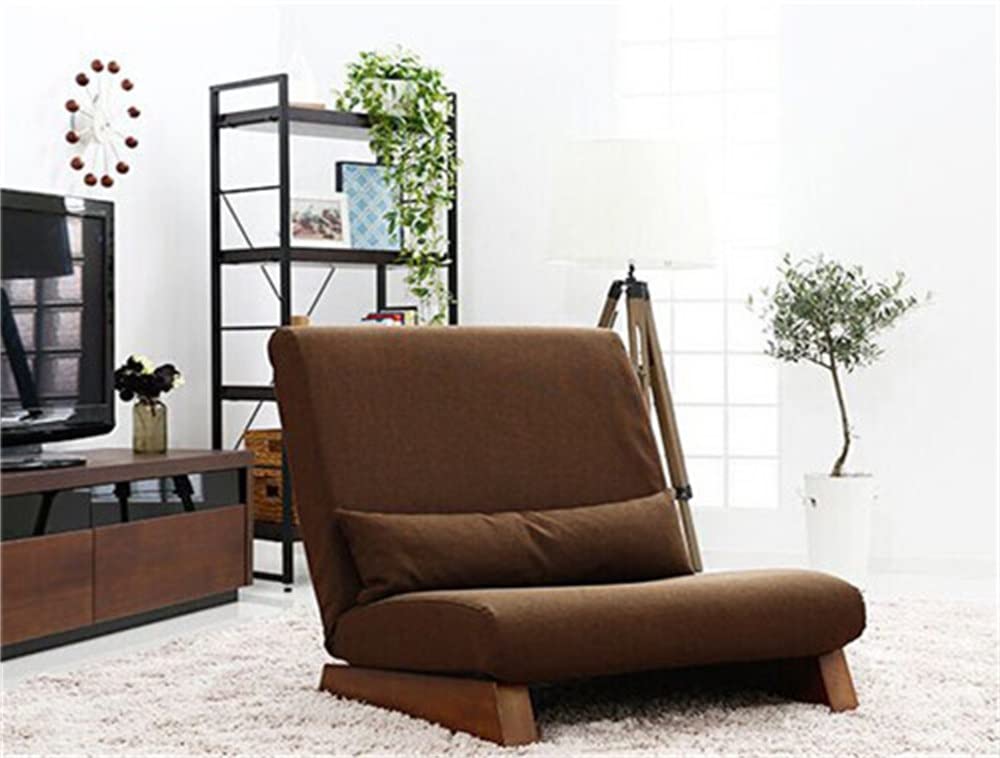 KLNBV Home Work Chair Floor Folding Single Sofa Chair Lounge Recliner Occasional Accent Chair for Living Room Furniture