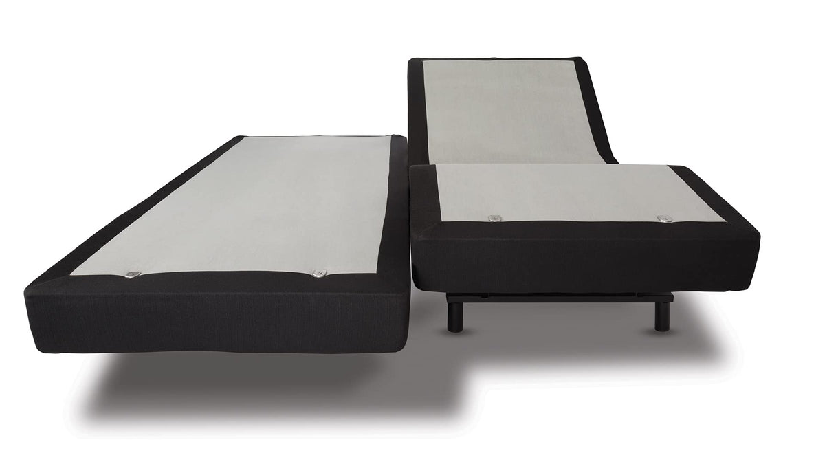 S86 Inmotion Silver Power Base Split Queen Bed Frame,Base 30x80x6