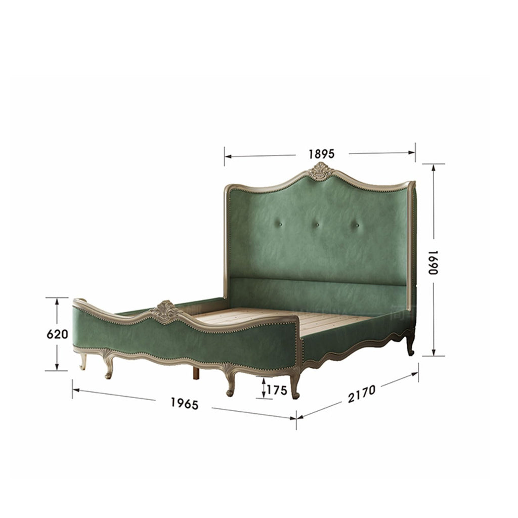 HONGYISHI Modern Full Size Genuine Leather Bed Upholstered Platform Bed Frame with Headboard and Storage Drawers No Box Spring Needed