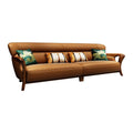 YWMLFZ Solid Wood Italian Living Room Villa Office Skeleton Sofa Furniture