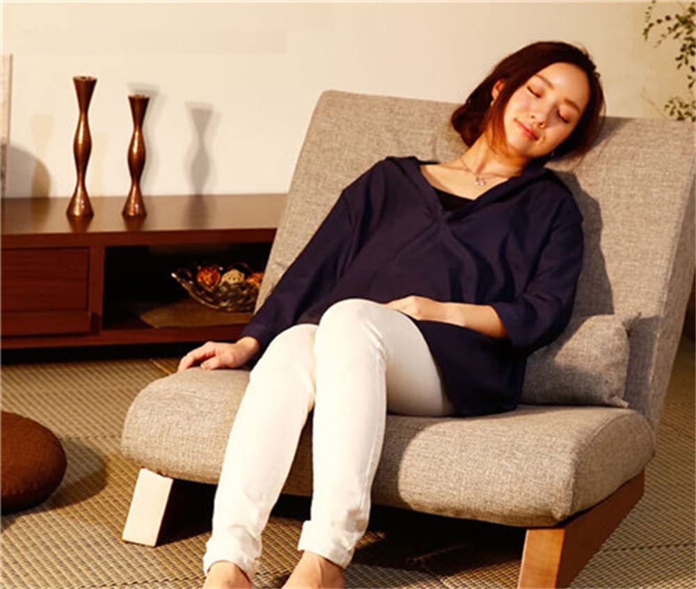 KLNBV Home Work Chair Floor Folding Single Sofa Chair Lounge Recliner Occasional Accent Chair for Living Room Furniture