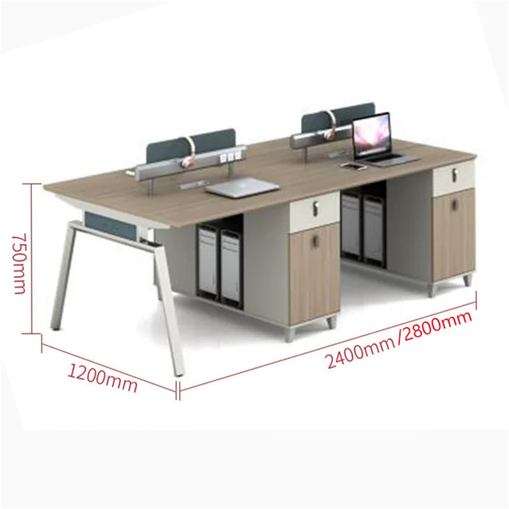 ZzleoyuUUs-12 Sit Stand Desk Office Computer Desk Employee Workstation