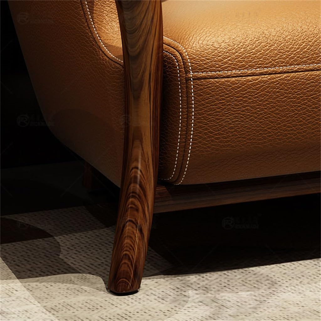 YWMLFZ Solid Wood Italian Living Room Villa Office Skeleton Sofa Furniture