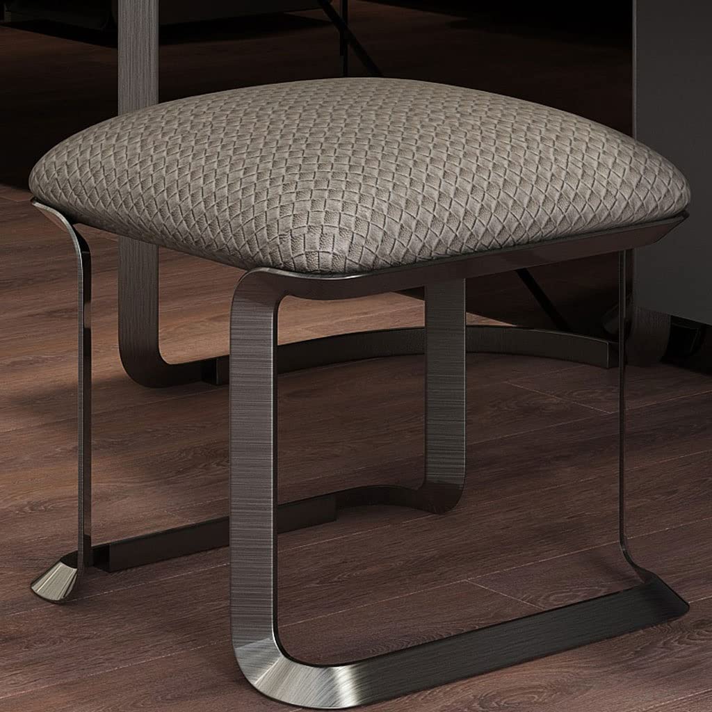OJDHNJKNJ Dressing Table Dresser Bedroom Modern Minimalist Dresser Glass Top with Metal Support Feet with Drawers Dressing Table with Mirror(C,150CM)
