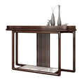 HHNNL Solid Wood Console Table with Sturdy Table Legs, Narrow Entryway Table for Entry, Entrance Table for Door, No Assembly