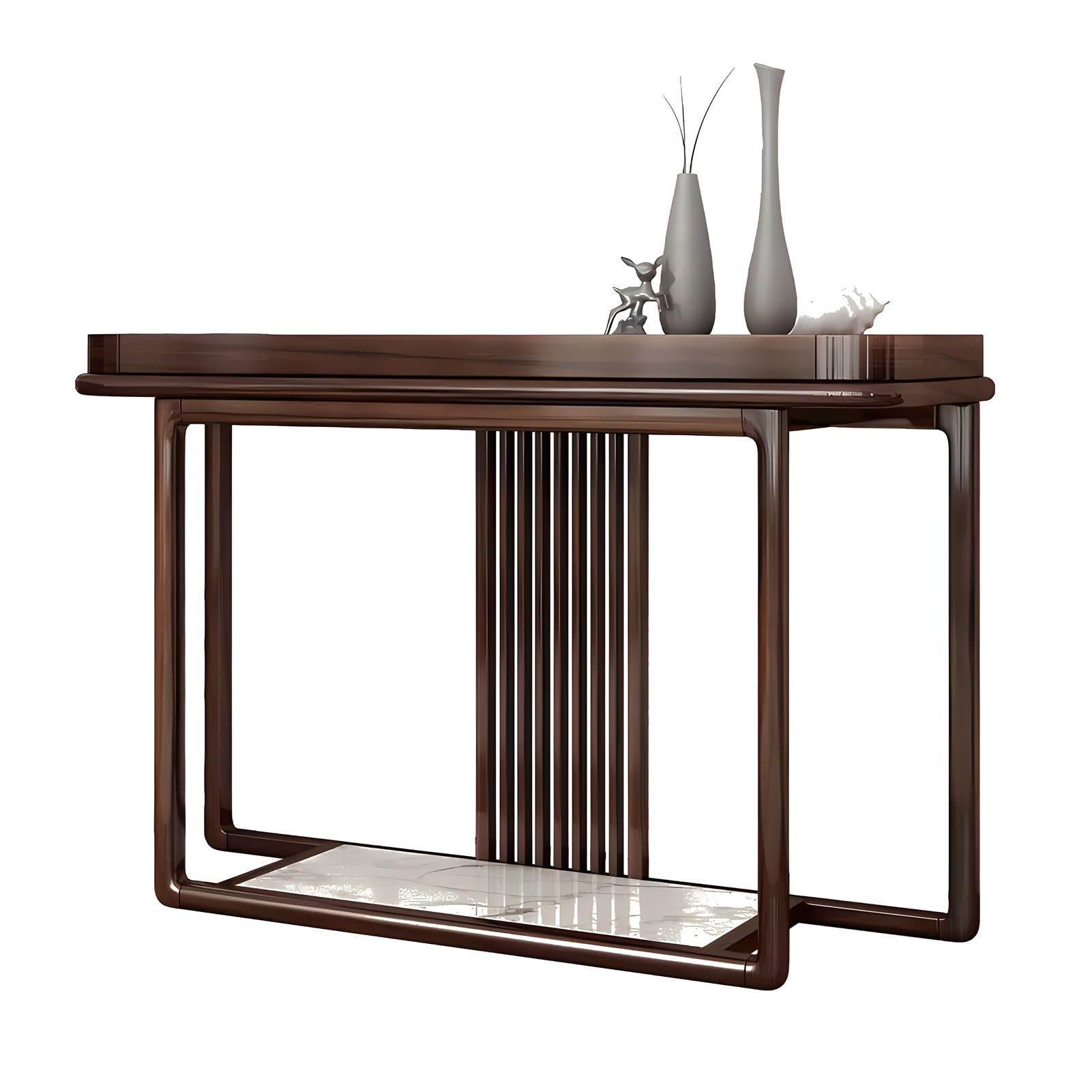 HHNNL Solid Wood Console Table with Sturdy Table Legs, Narrow Entryway Table for Entry, Entrance Table for Door, No Assembly