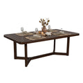 Signature Design by Ashley Cabalynn Farmhouse Dining Extension Table with 1 Removable Center Leaf, Light Brown