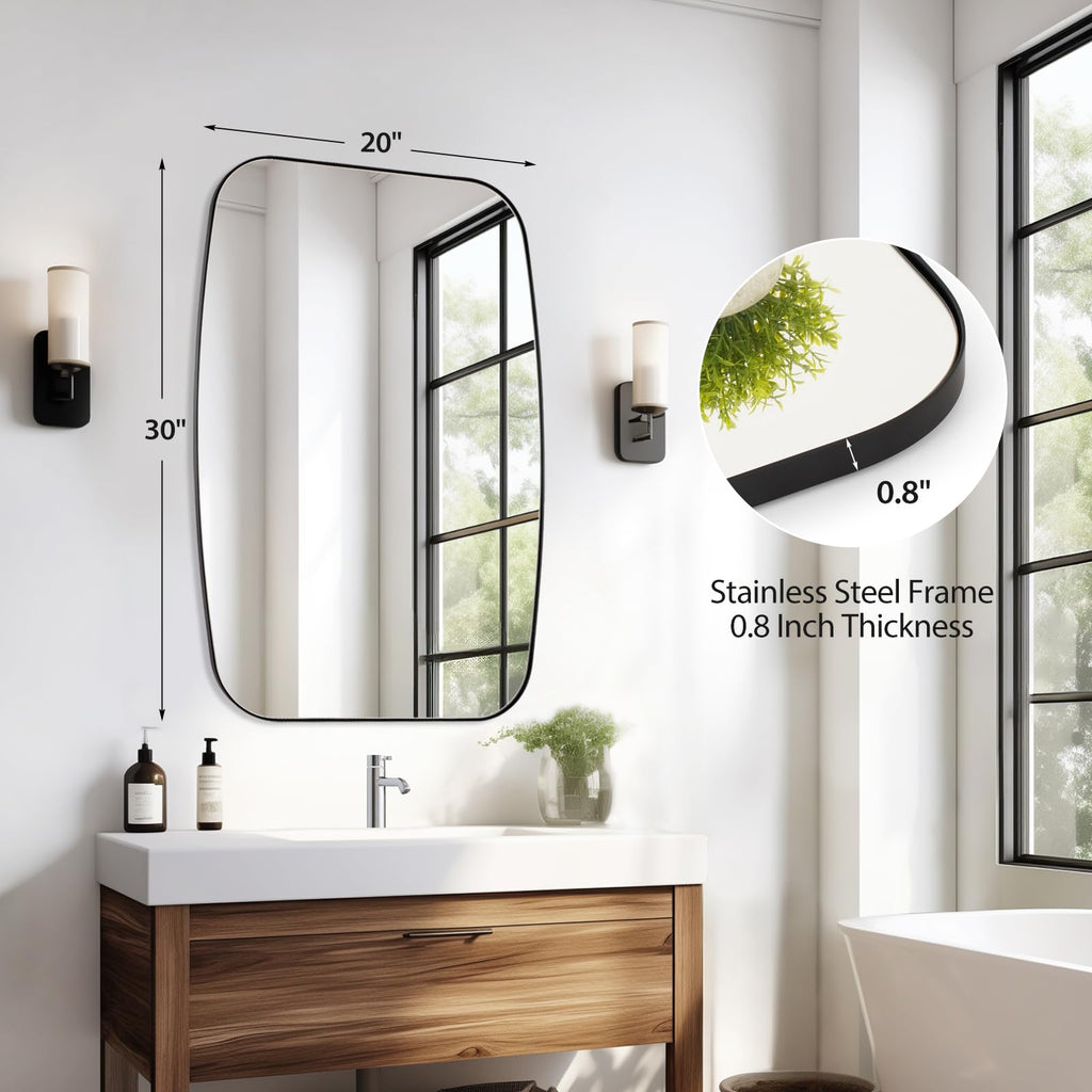 bolrok Oblong Bathroom Wall Mirror