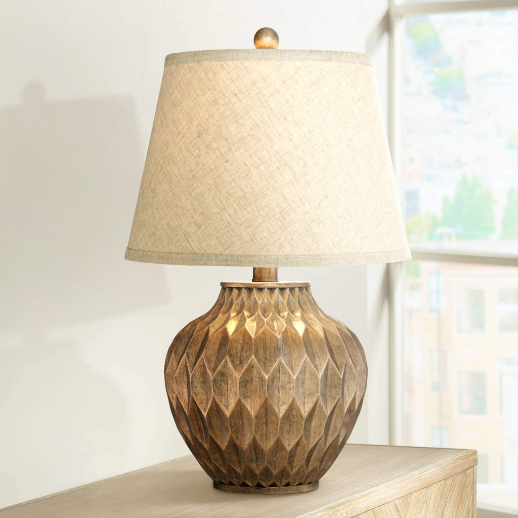 360 Lighting Buckhead Bronze 22" High Accent Urn Table Lamp