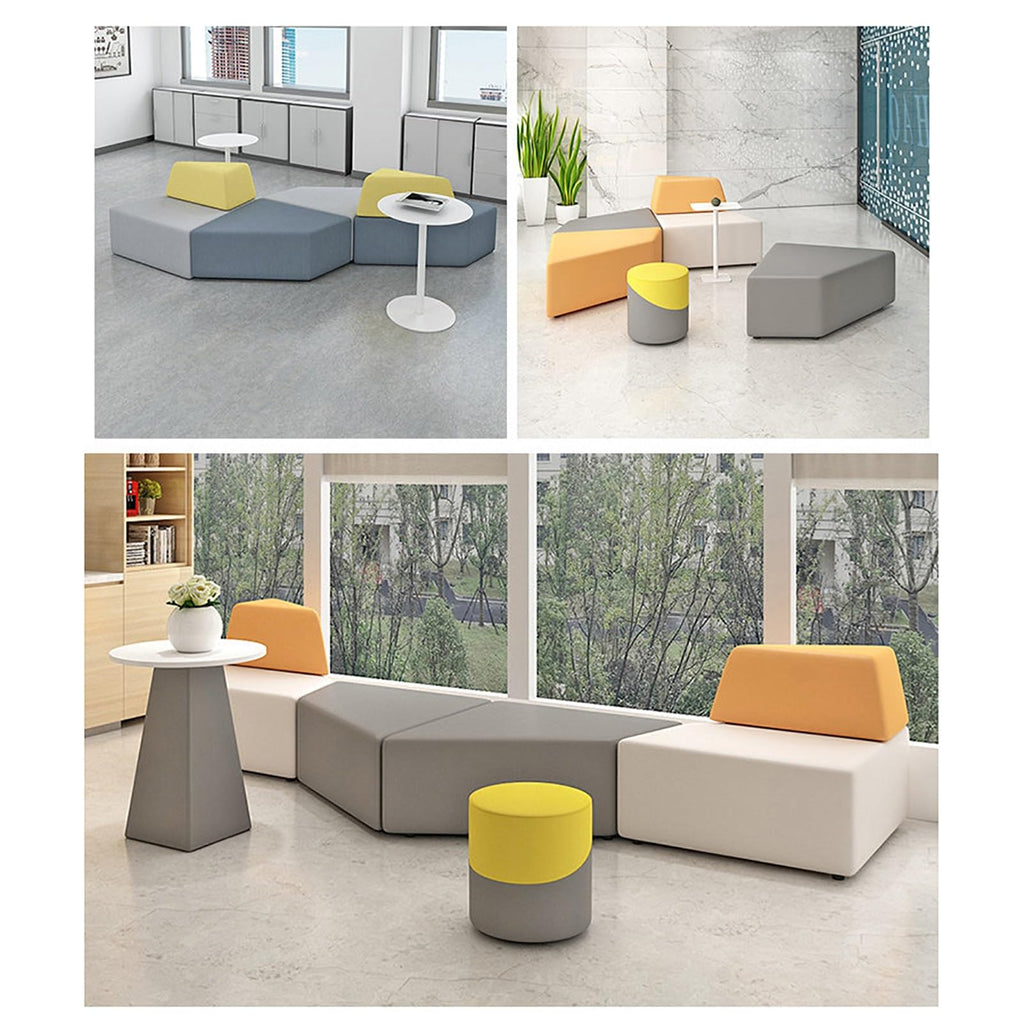 VgtHK Mobile Modular Sofa,Modern Business Sofas,Corner Leisure for Parlor Area, Patchwork,Ergonomic Couch,for Living Room, Bedroom, Entrance, Small Spaces