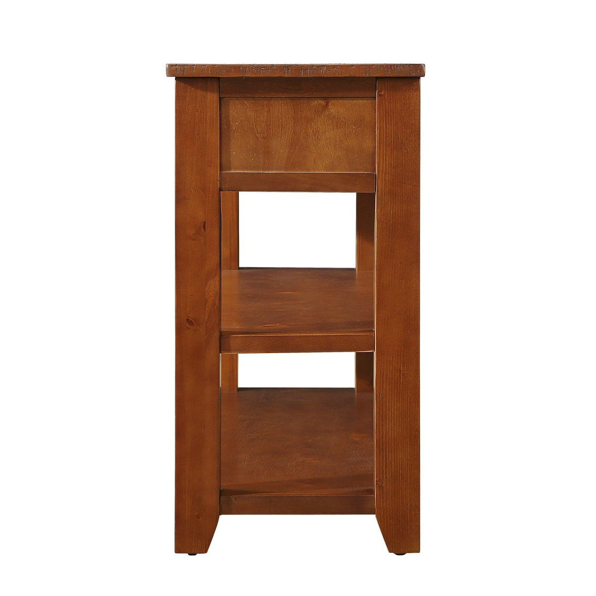 Farmhouse Wood Entryway Console Table 48-Inch Modern Sofa Entry Table with Drawers and Storage Shelves for Entrance Living Room