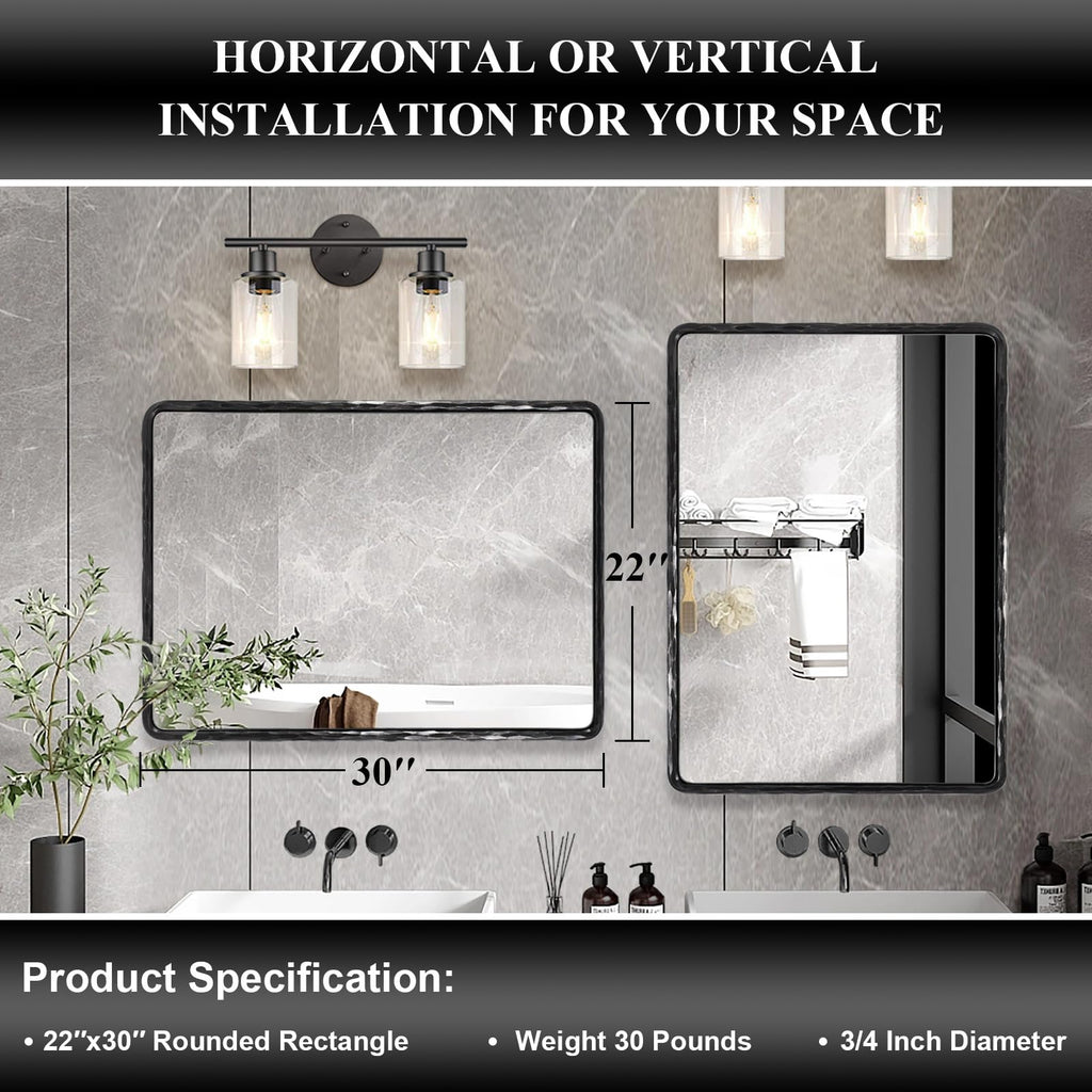 ANDY STAR Hand-Forged Bathroom Mirrors