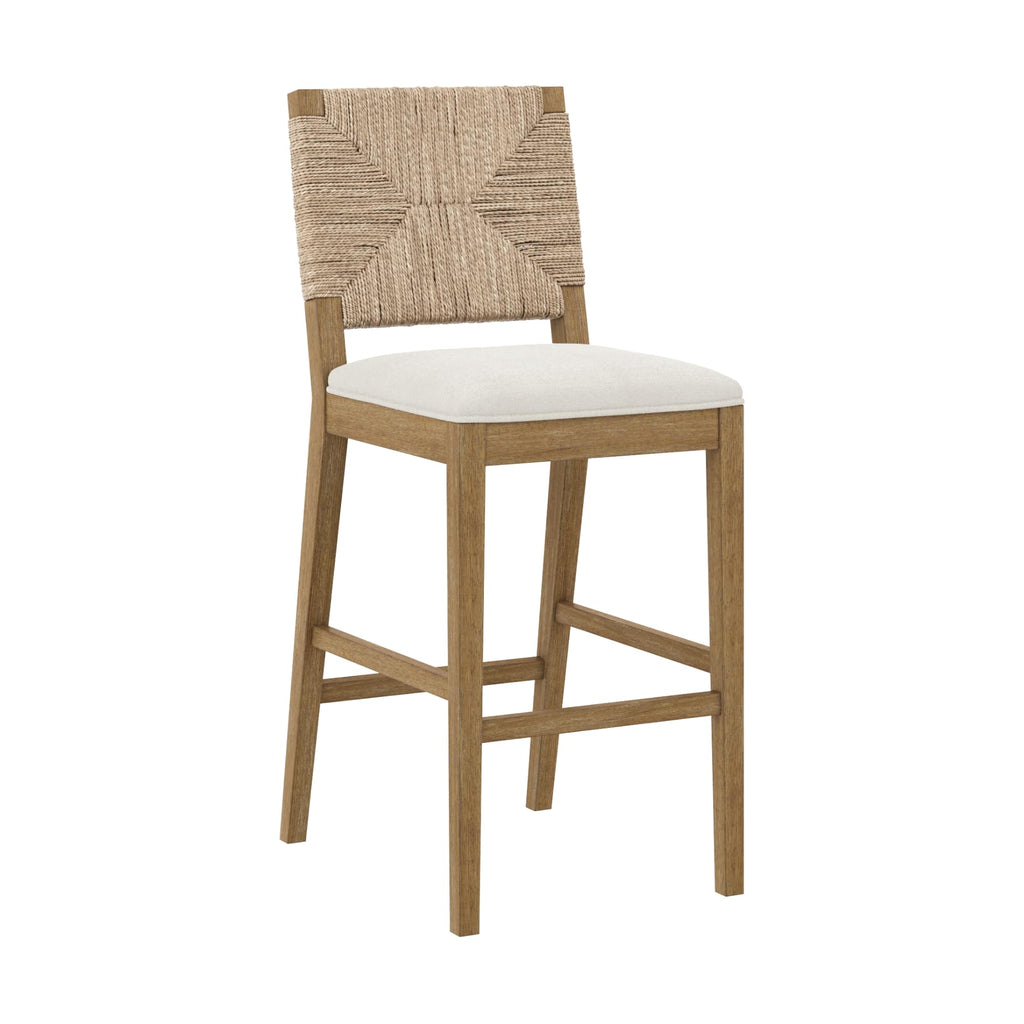 Nathan James Bohemian Boucle Bar Stool