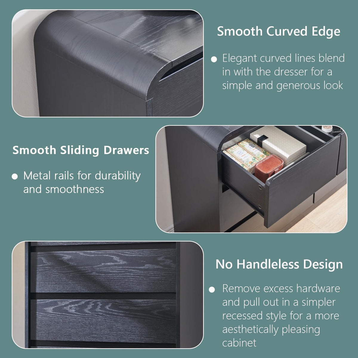 Aitjunz Modern Dresser for Bedroom