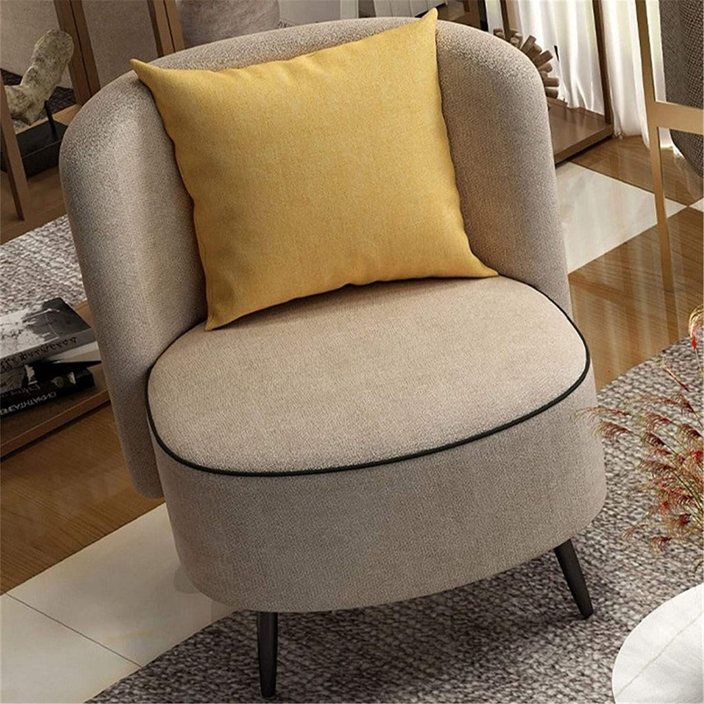 Simple Sofa Chair Living Room Chair Recliner Armchair Living Room Chair Accent Chair Bedroom Chair Linen Fabric Noggle Chair