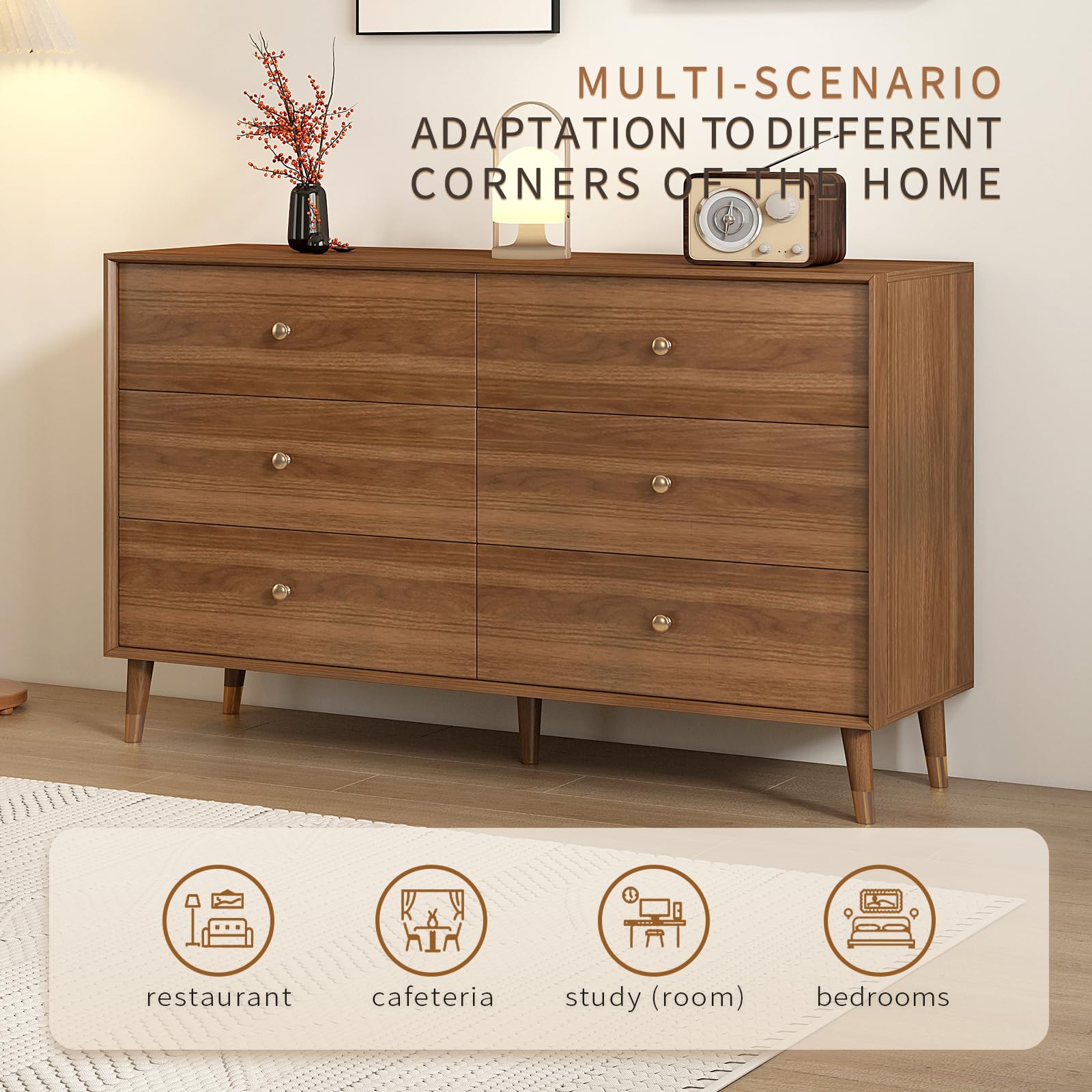 Messenya Variation D202 Dresser for Bedroom