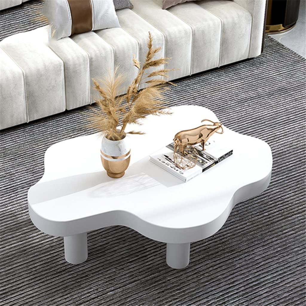 Solid Wood Low Coffee Table for Small Living Spaces