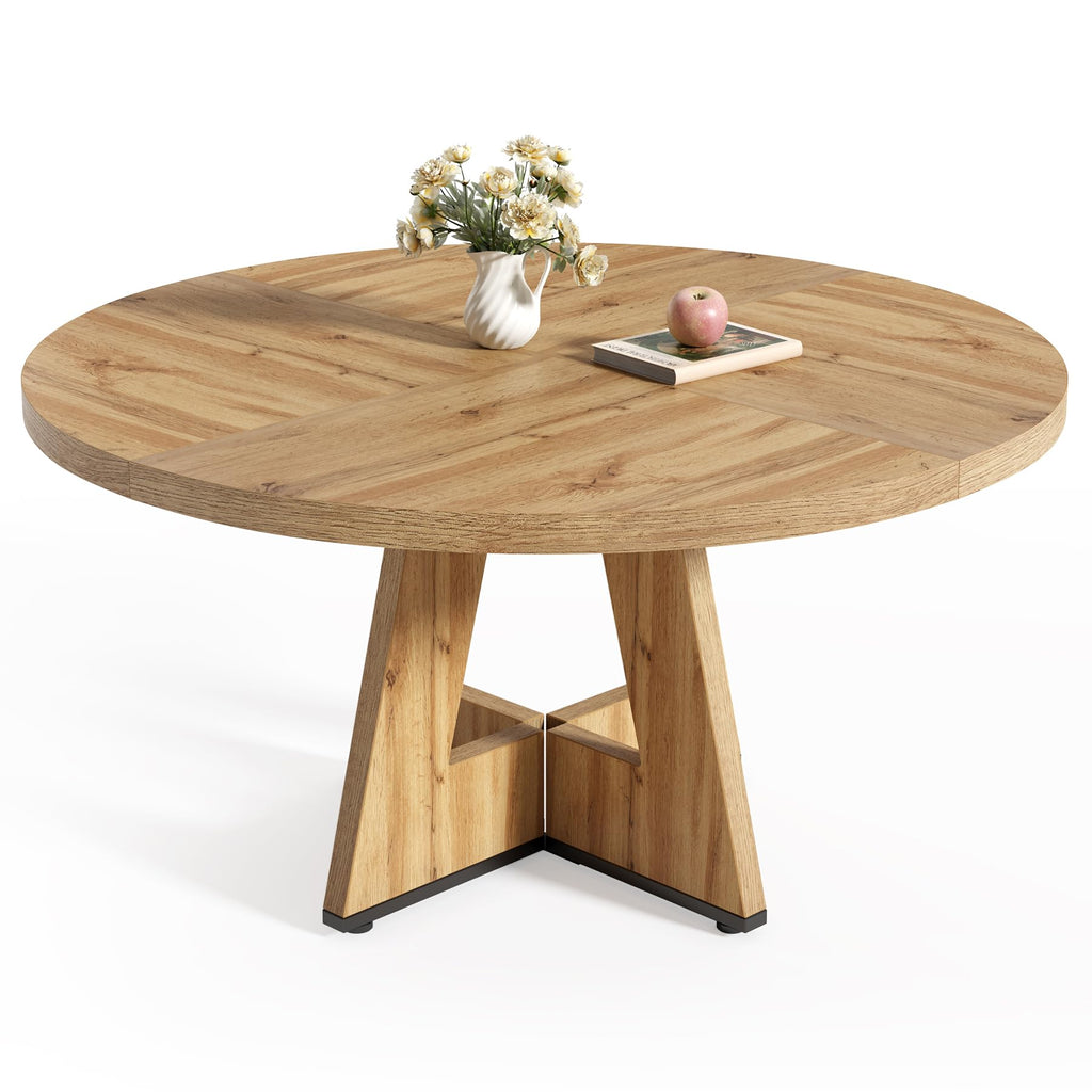 LITTLE TREE Round Dining Table for 4-6 People
