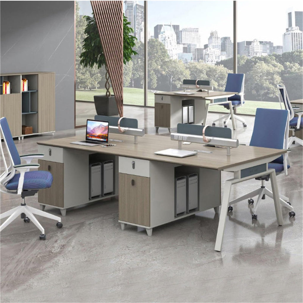 ZzleoyuUUs-12 Sit Stand Desk Office Computer Desk Employee Workstation