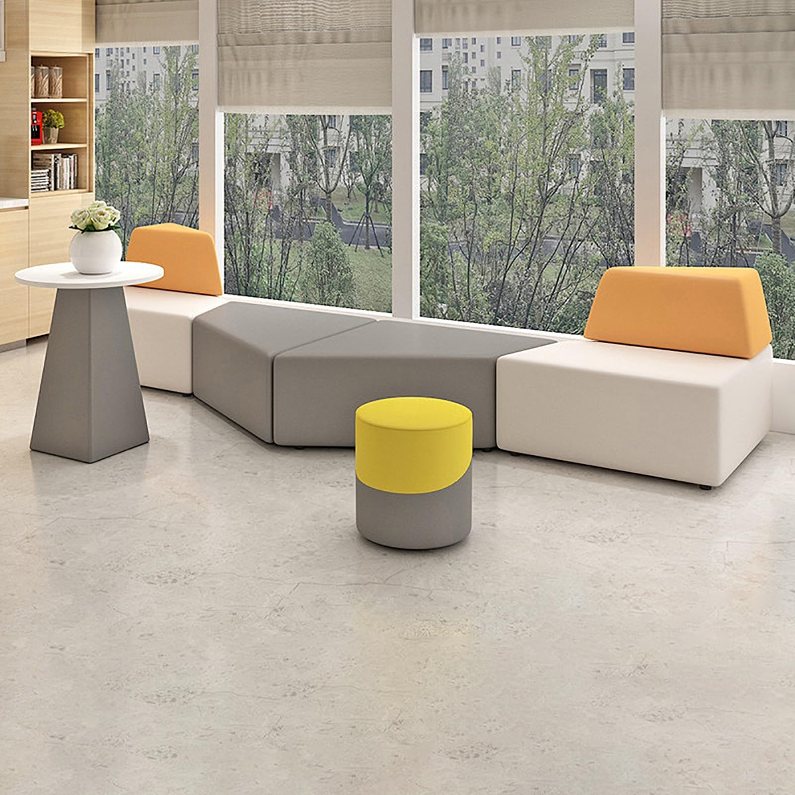 VgtHK Mobile Modular Sofa,Modern Business Sofas,Corner Leisure for Parlor Area, Patchwork,Ergonomic Couch,for Living Room, Bedroom, Entrance, Small Spaces