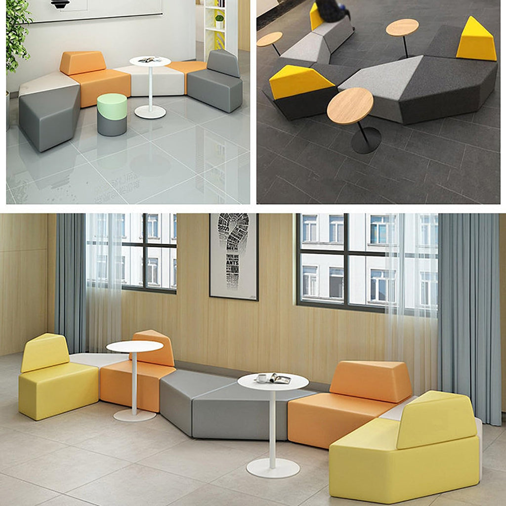 VgtHK Mobile Modular Sofa,Modern Business Sofas,Corner Leisure for Parlor Area, Patchwork,Ergonomic Couch,for Living Room, Bedroom, Entrance, Small Spaces