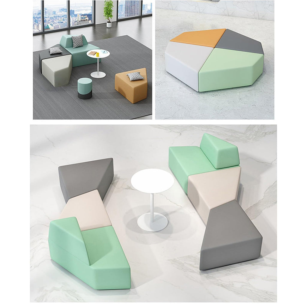 VgtHK Mobile Modular Sofa,Modern Business Sofas,Corner Leisure for Parlor Area, Patchwork,Ergonomic Couch,for Living Room, Bedroom, Entrance, Small Spaces