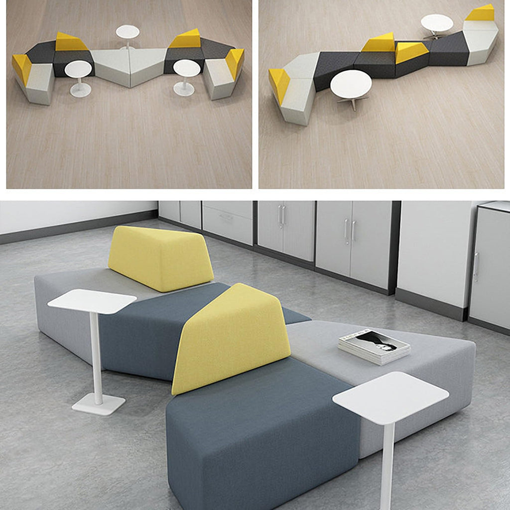 VgtHK Mobile Modular Sofa,Modern Business Sofas,Corner Leisure for Parlor Area, Patchwork,Ergonomic Couch,for Living Room, Bedroom, Entrance, Small Spaces