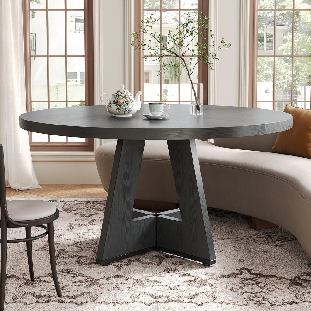 LITTLE TREE Round Dining Table for 4-6 People