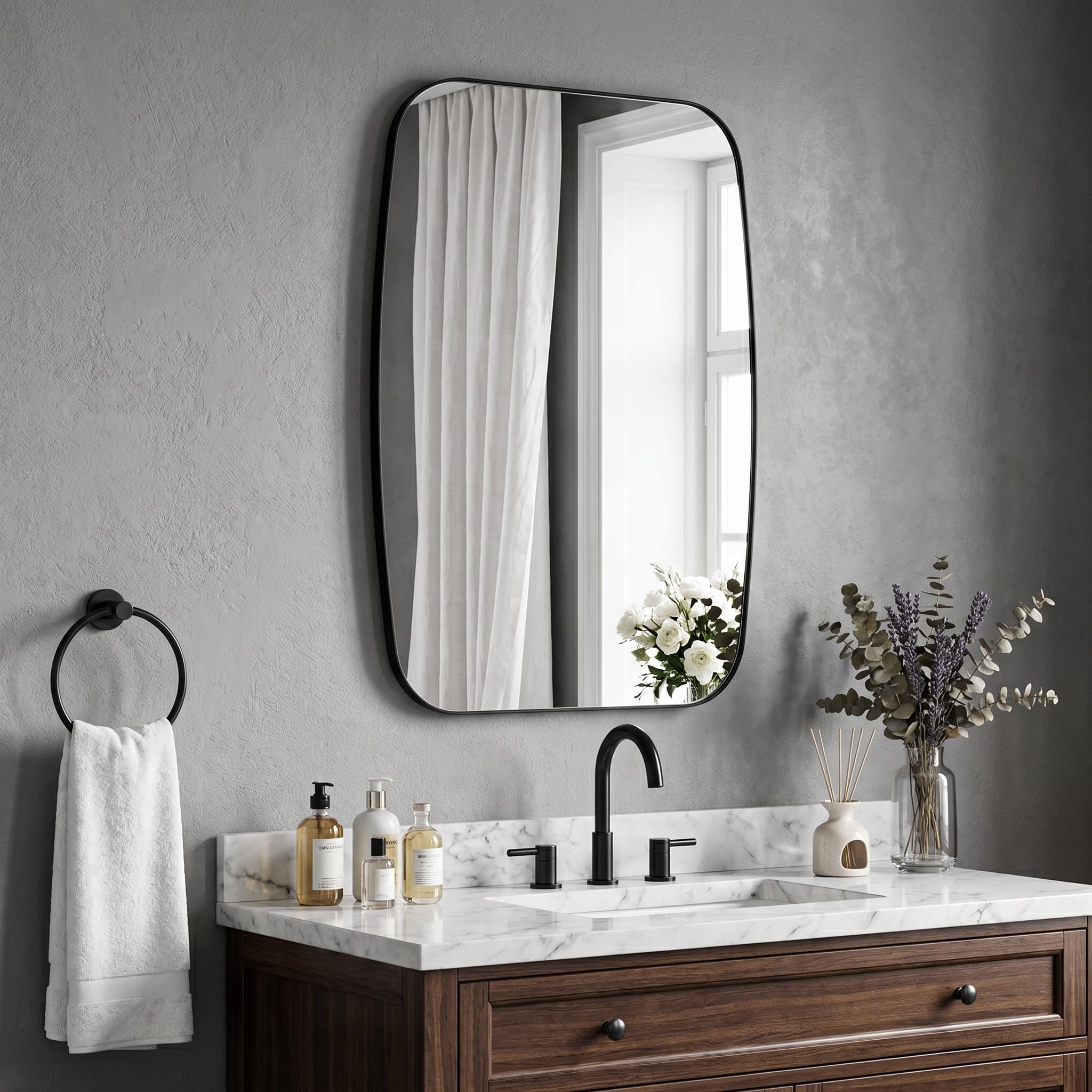 bolrok Oblong Bathroom Wall Mirror