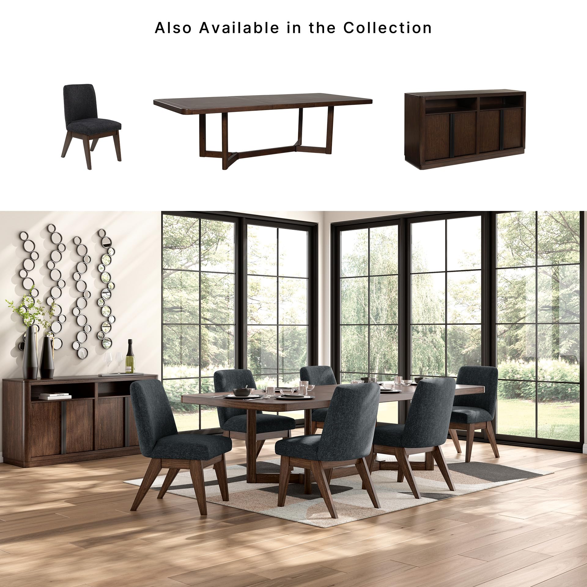 Signature Design by Ashley Cabalynn Farmhouse Dining Extension Table with 1 Removable Center Leaf, Light Brown