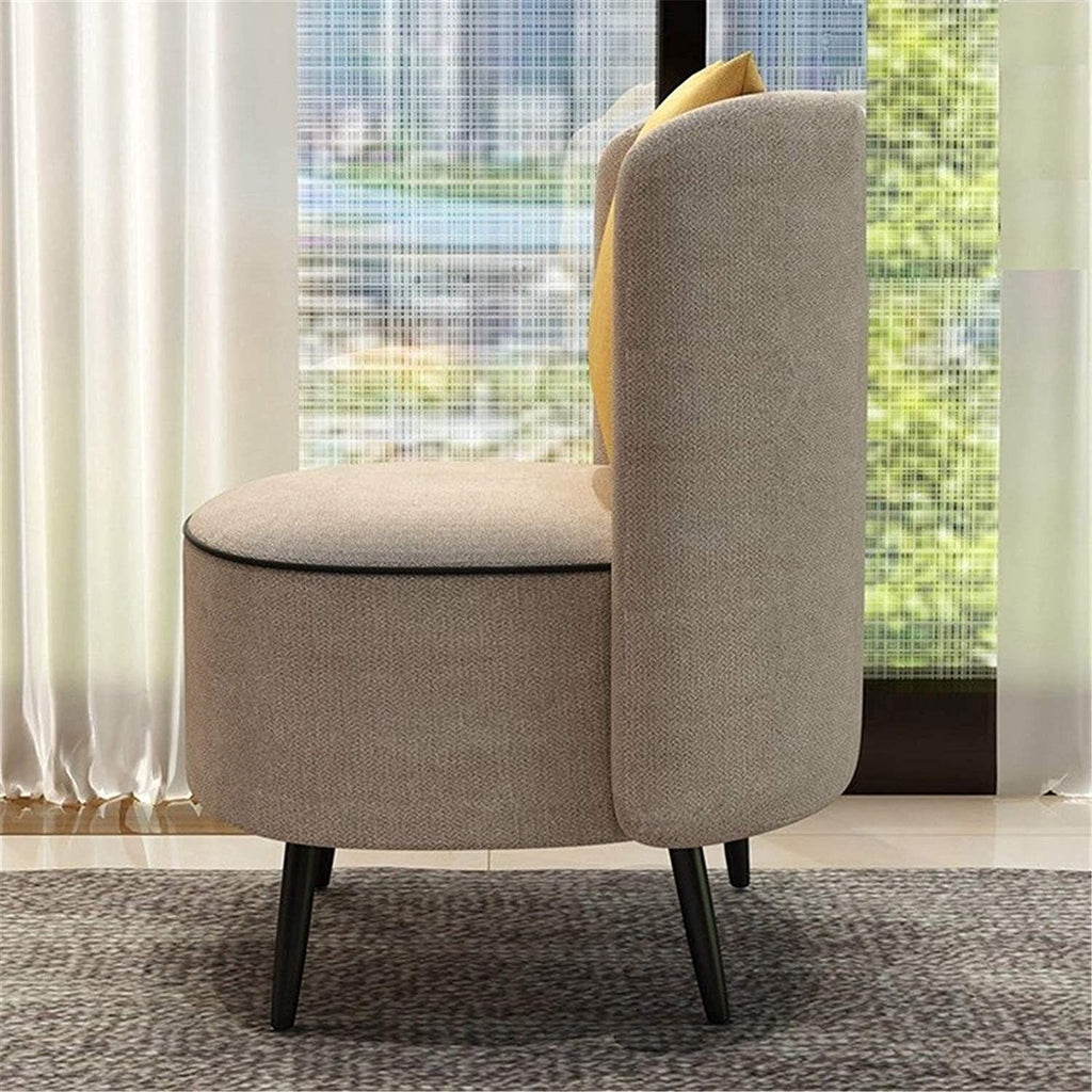 Simple Sofa Chair Living Room Chair Recliner Armchair Living Room Chair Accent Chair Bedroom Chair Linen Fabric Noggle Chair