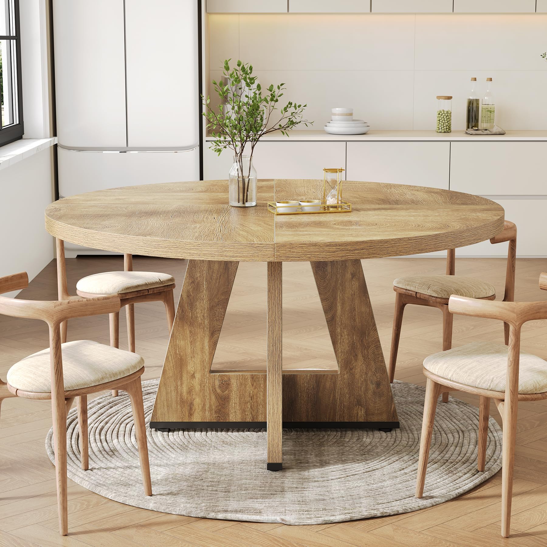 LITTLE TREE Round Dining Table for 4–6 People