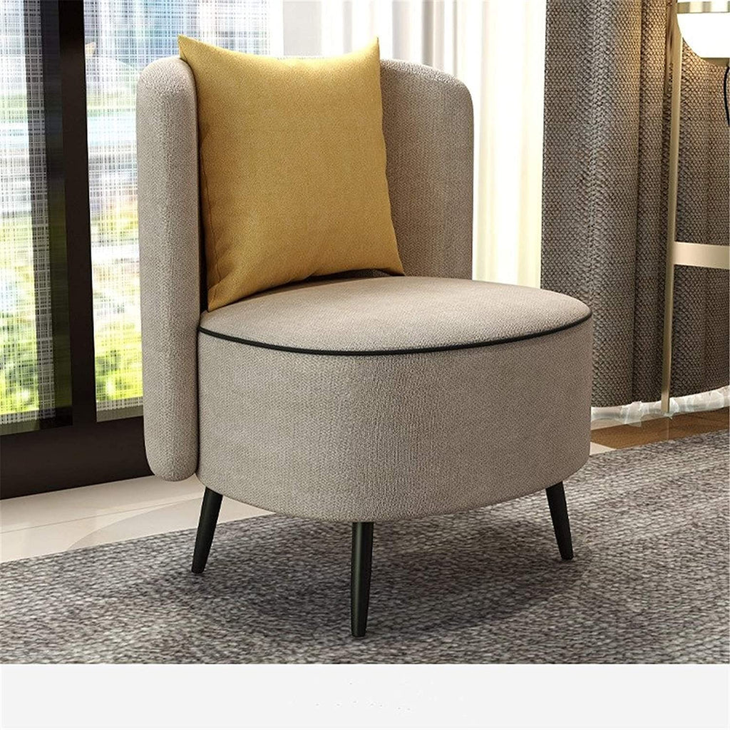 Simple Sofa Chair Living Room Chair Recliner Armchair Living Room Chair Accent Chair Bedroom Chair Linen Fabric Noggle Chair