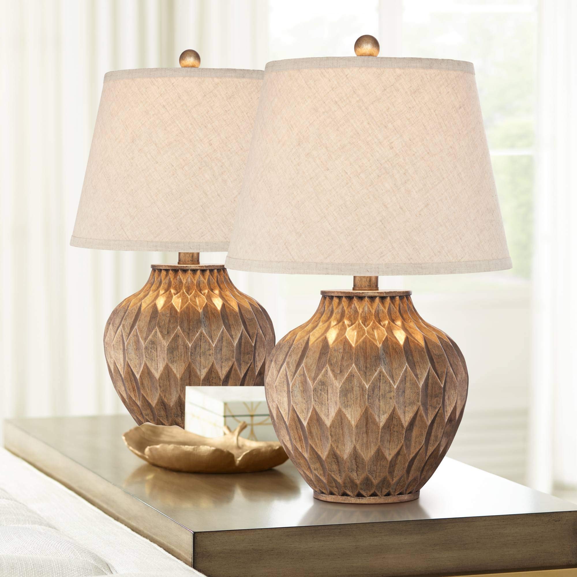 360 Lighting Buckhead Bronze 22" High Accent Urn Table Lamp