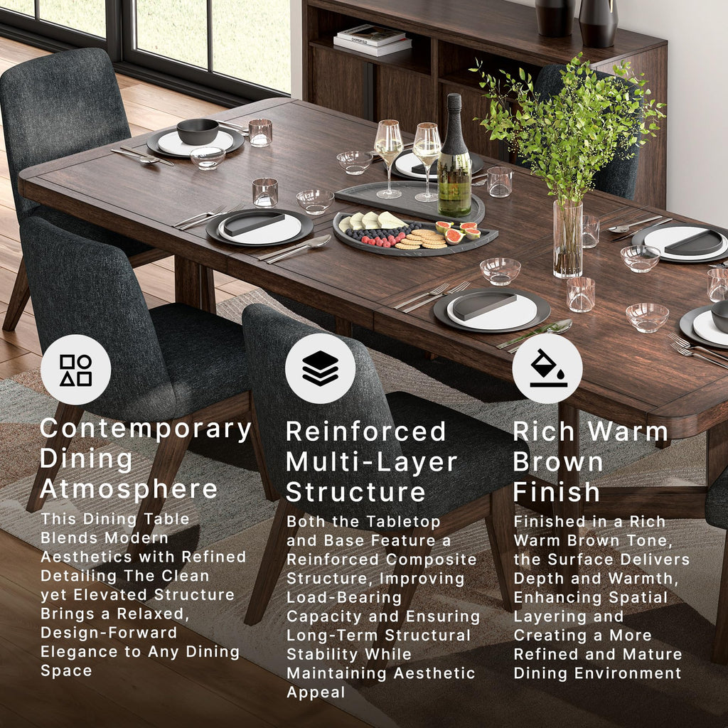 Signature Design by Ashley Cabalynn Farmhouse Dining Extension Table with 1 Removable Center Leaf, Light Brown