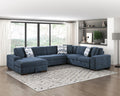 Modular Cloud Sectional Sofa Couch with Pull Out Bed & Storage,A83