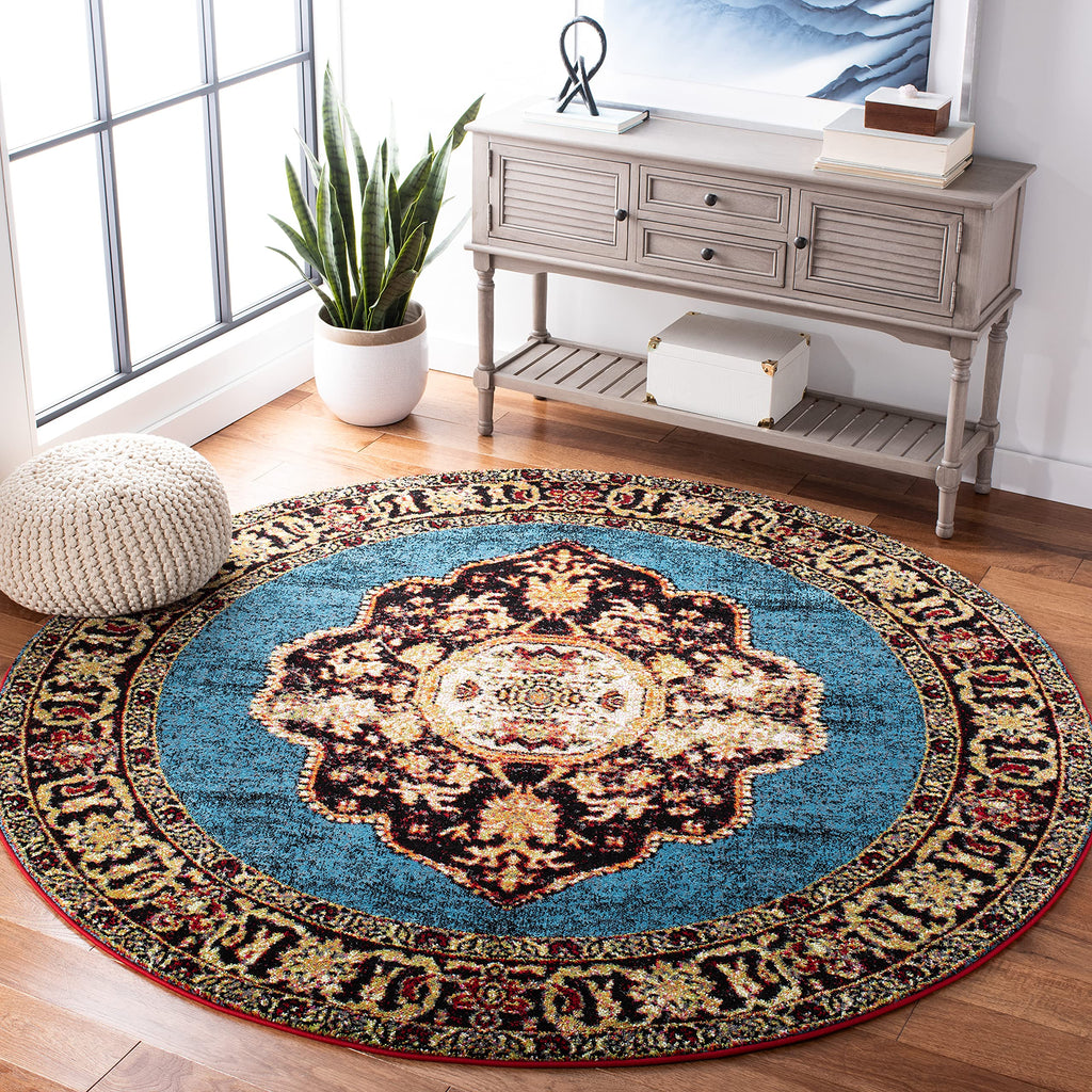 SAFAVIEH Vintage Hamadan Collection Area Rug - 10'6" x 14', Red & Multi, Oriental Traditional Persian Design, Non-Shedding & Easy Care, Ideal for High Traffic Areas in Living Room, Bedroom (VTH219A)
